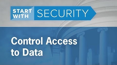 Control Access to Data - Business Tips | Federal Trade Commission
