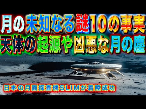 月の未知なる謎 驚きの10の事実 日本の月面探査機SLIMが着陸成功