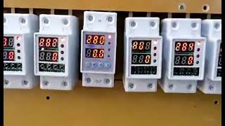 Din Rail 230V Adjustable Over and Under Voltage Protective Devic