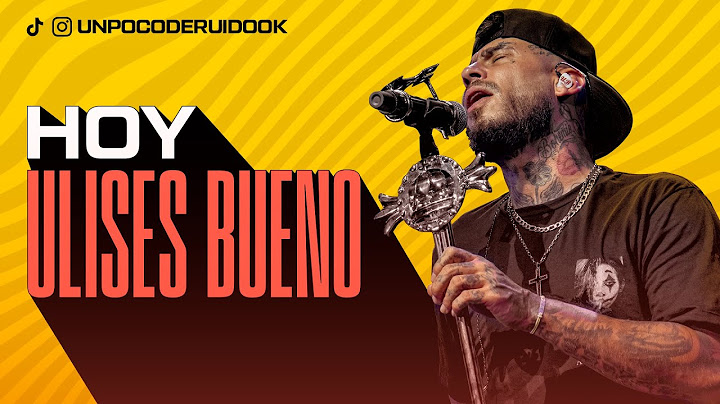 UN POCO DE RUIDO! Programa #81 Hoy ULISES BUENO!