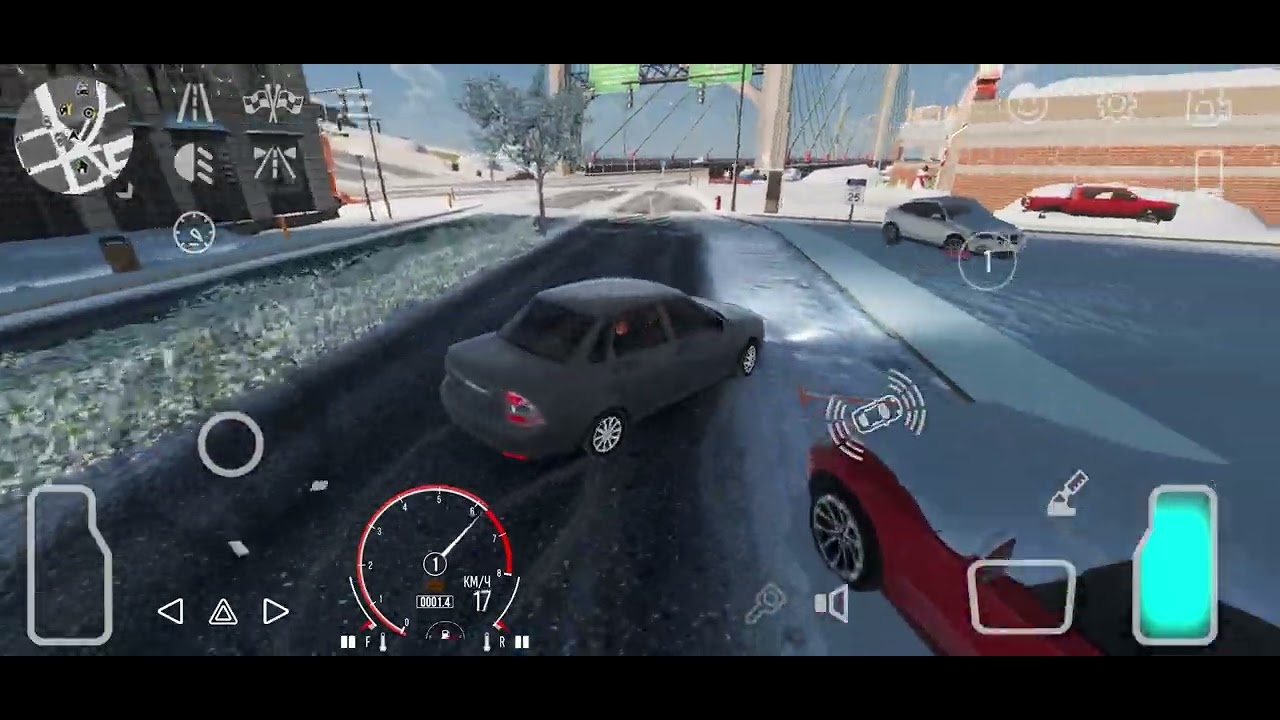 Учимся ездить на приоре часть 2 #carparking,