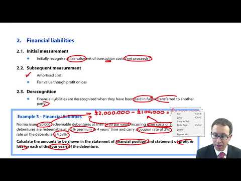 Video: Financial Liabilities: Analysis And Structure