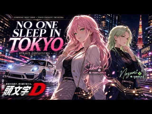 頭文字D】NO ONE SLEEP IN TOKYO / EDO BOYS – Symphonic Night Drive