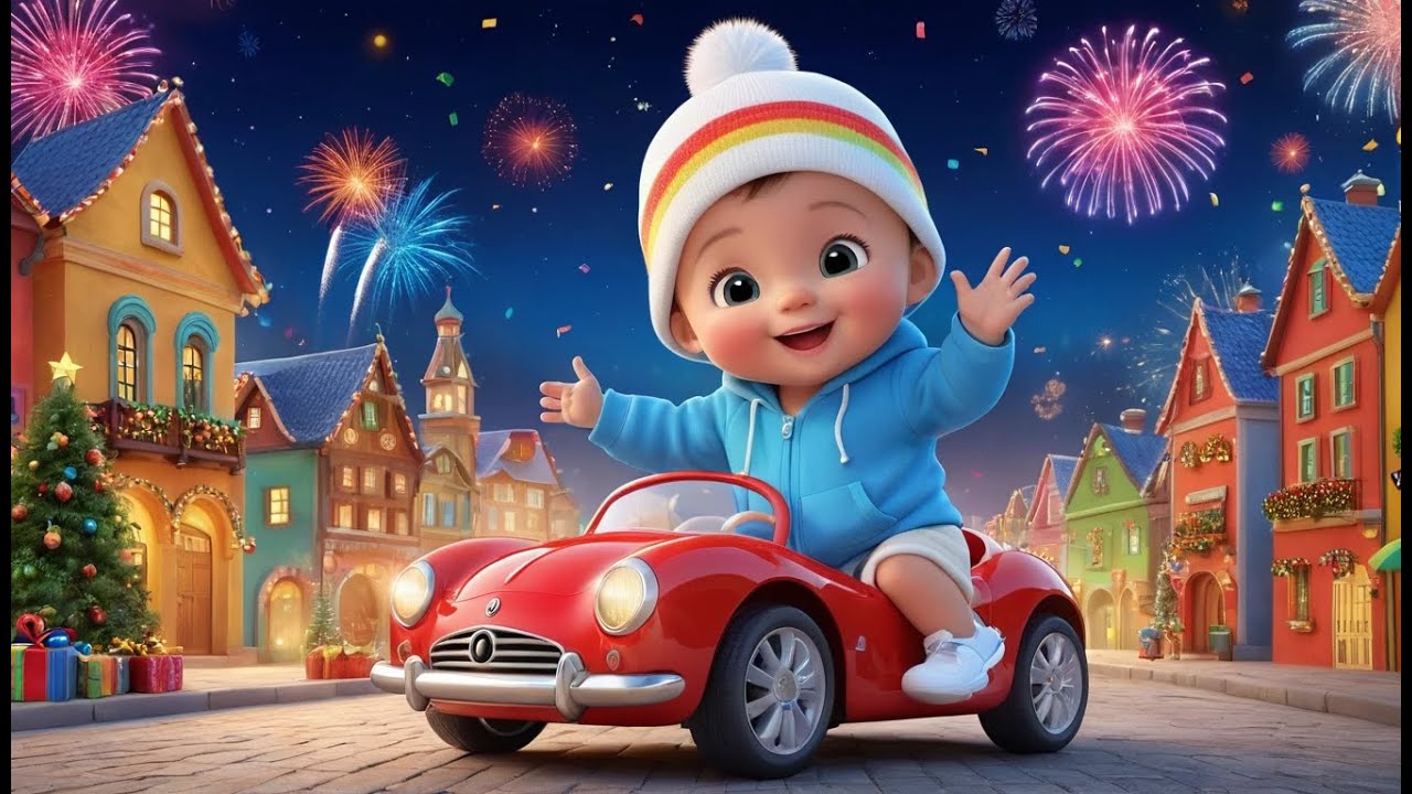 Magic Car New Year Countdown | Fun Action & Learning Video for Toddlers