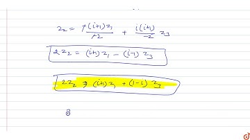 Let `z_1, z_2, z_3, z_4` be the vertices `A, B, C, D` respectively of a square on the Argand d