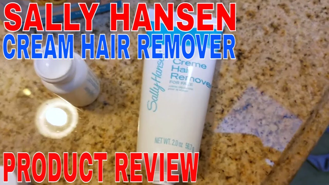 How To Use Sally Hansen Creme Hair Remover Duo Kit Review Youtube