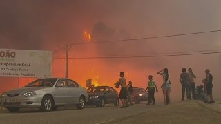 Over 58 dead as wildfires sweep through Portugal