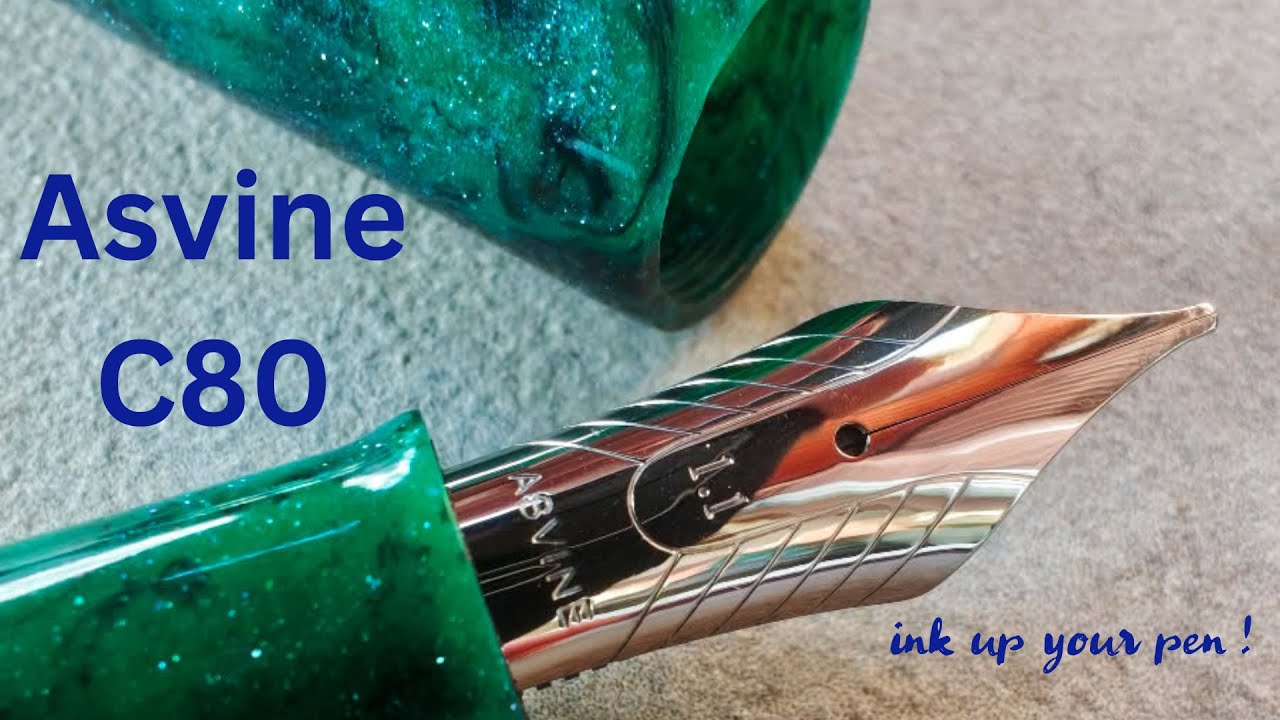 Asvine C80 fountain pen with 1.1 stub nib