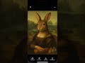 ChatGPT erstellt ein Bild von Osterhasen im Stil der Mona Lisa