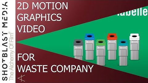 2D Video Animation Company | Recycling Motion Graphics Video for Waste Company
