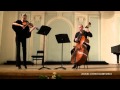 Piazzolla Three Tango Violin Contrabass duet Tatiana Porshneva Gennady Krutikov