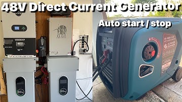 KS 48DC-S CO Direct Current Generator Auto Start with the EG4 12000XP using Dry Contacts