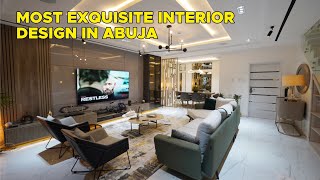 touring a ₦220 MILLION($289,500) Home with the most exquisite interior design & Cinema in Abuja