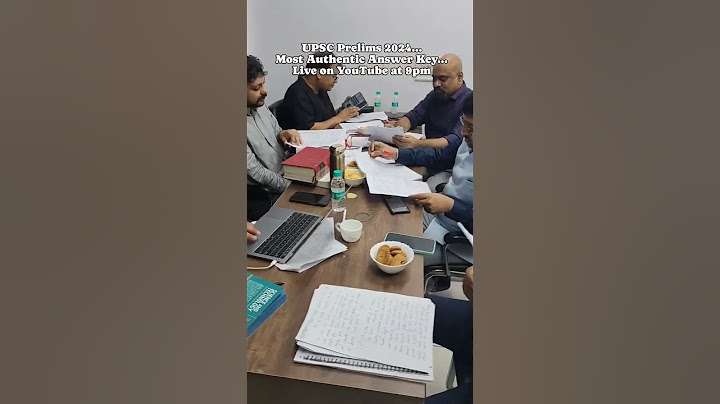 2024 UPSC Prelims MOST AUTHENTIC Answer Key REVEAL Live on YouTube at 9pm | KSG IAS