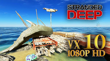 STRANDED DEEP Ps4 Walkthrough Gameplay (Hunting 3 Sharks) (Ep10)