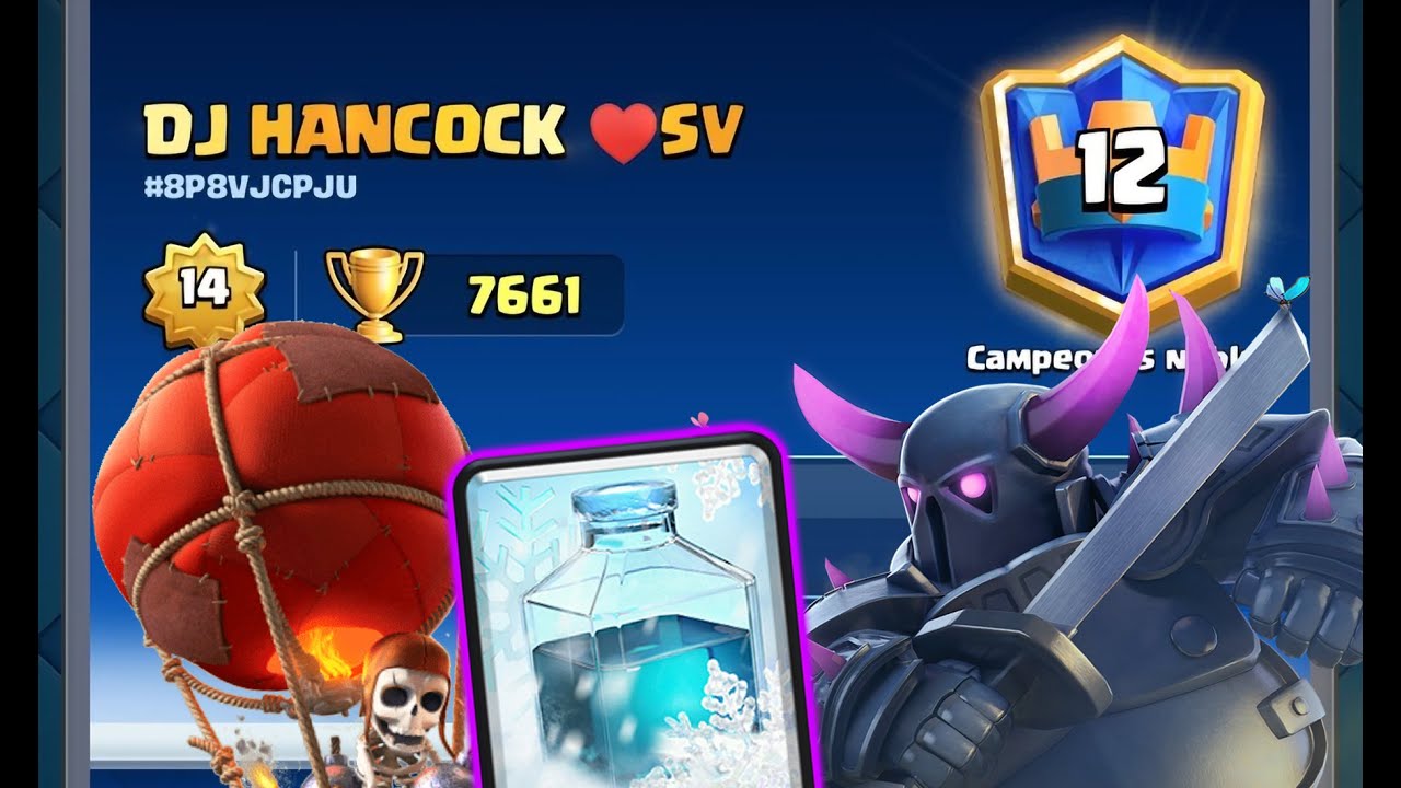 PEKKA BALLOON FREEZE BEST DECK Clash Royale DJ HANCOCK ♥️SV