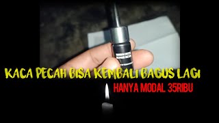 kaca mobil retak begini cara perbaikannya