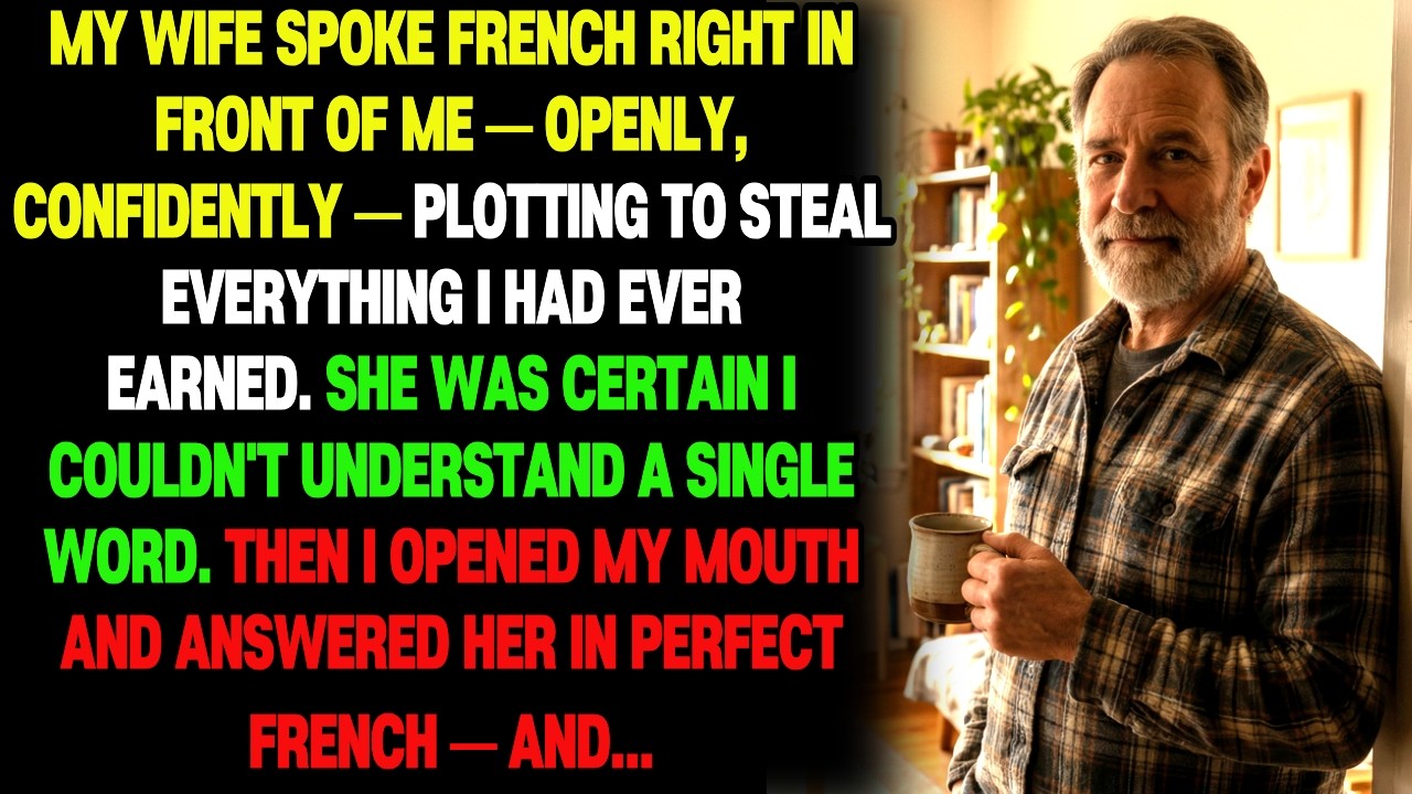 MY WIFE SPOKE FRENCH RIGHT IN FRONT OF ME — OPENLY, CONFIDENTLY —PLOTTING TO STEAL EVERYTHING...
