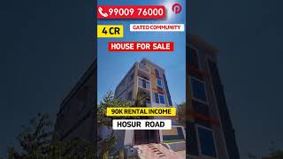 💰₹90K Income /month🏡Bangalore property for sale | House for sale in Bangalore Hosur Road property