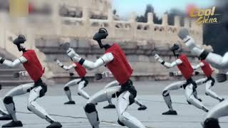 HUMANOID ROBOTS DANCE AT THE TEMPLE OF HEAVEN FOR THE CHINESE NEW YEAR