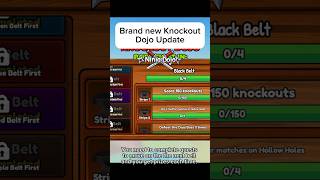 Brand New Knockout Ninja Dojo Update - boss fight with VoidFeather Master #knockout #robloxknockout