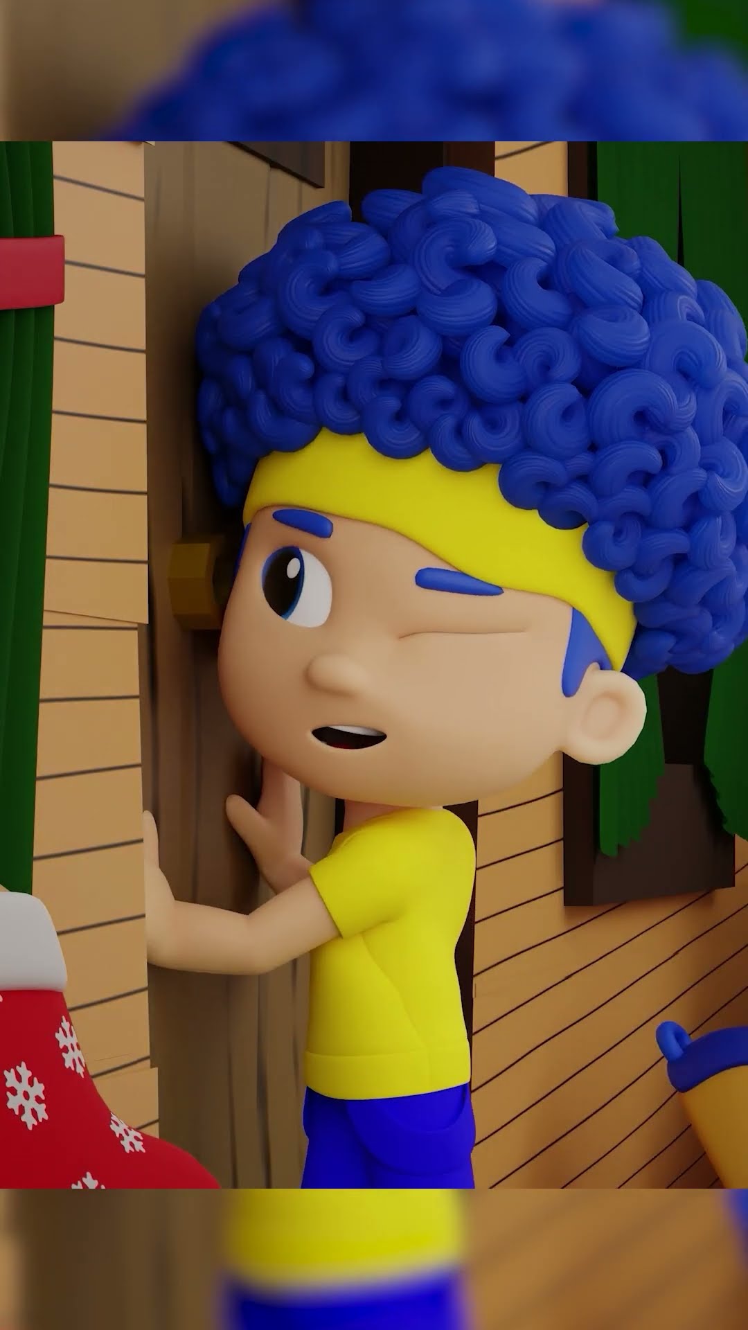 ¡Toc-toc-toc! ¡Éste es Santa Boom-Boom! | D Billions Canciones Infantiles #shorts #db