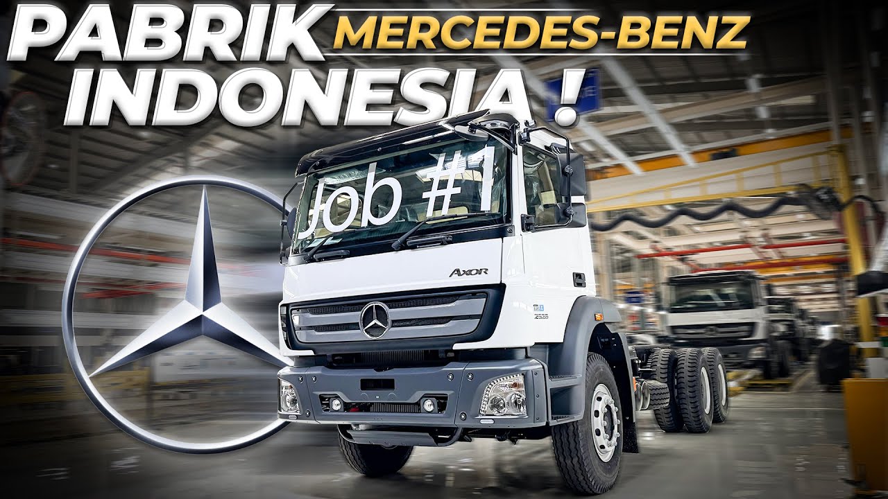 Begini Pembuatan Bus Dan Truck di Pabrik Mercedes-Benz Terbaru Cikarang Indonesia
