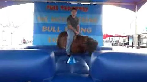 Stephen Sprague Bull Riding at the GCJF