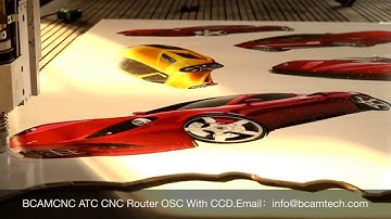 BCAMCNC ATC CNC Router with oscillation And CCD (Mark Dot)