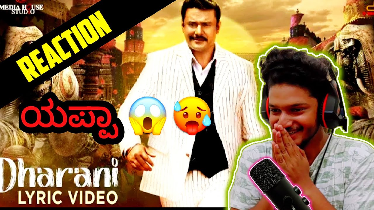 Kranti | Dharani Kannada Lyrical Song Reaction| Darshan Thoogudeepa | V Harikrishna