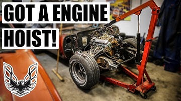 I GOT A ENGINE HOIST! 1970 Firebird Drift Car Build Part 6