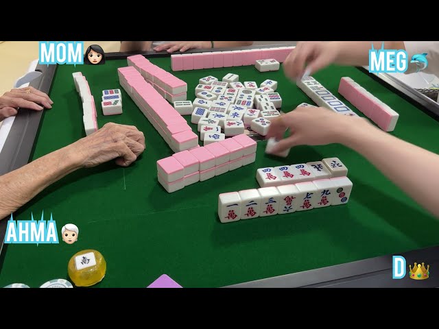 Singapore Mahjong 🔥🎲 #41 4K Quality Mahjong Session! ➔ D/Meg/Mom/Ahma class=