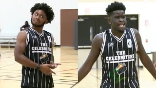 Smooth Gio & Kervo Dolo Drop Buckets at Celebrity Basketball Game!