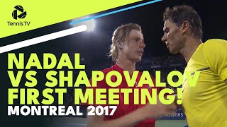 Nadal vs Shapovalov First Meeting! | Montreal 2017 Highlights