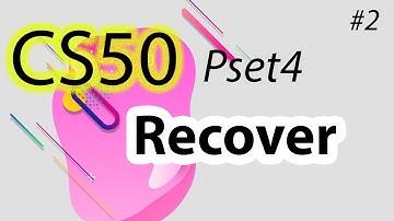 CS50 Pset4 Recover - a Student