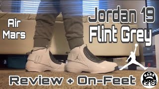 jordan 19 flint on feet