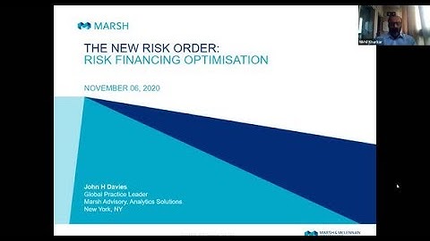 EIRM WEBINAR #8: The New Risk Oder: Risk Finance Optimisation