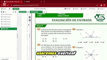 📚✍️ **¡Genera exámenes en minutos con Overleaf y ChatGPT!** 🚀