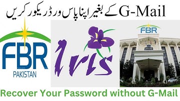How to recover fbr password without email 2023|fbr password recovery without email 2023|