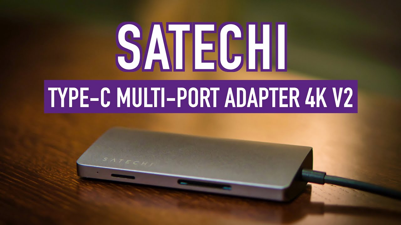 Satechi USB C Hub Multiport Adapter V2 - USB C Dongle - 4K HDMI (60Hz), 60W USB  C