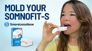 How to Mold your Snoring Mouthpiece | SomnofitS AntiSnore Mouth Guard+ Instructions Guide