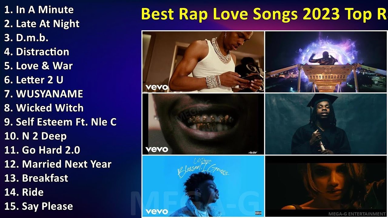 Best Rap Love Songs 2023 Top Rap Romantic Music 2023 Rap Love Songs For