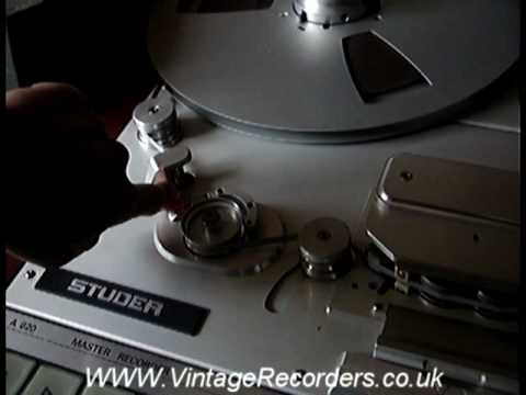 Studer A820 reel to reel tape recorder, the best! 