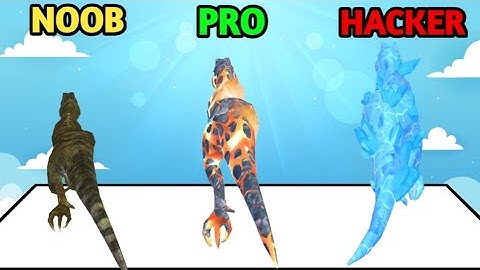 NOOB vs PRO vs HACKER | In Dino Run | With Oggy And Jack | Dr. Octavius Gamer | ALL Levels