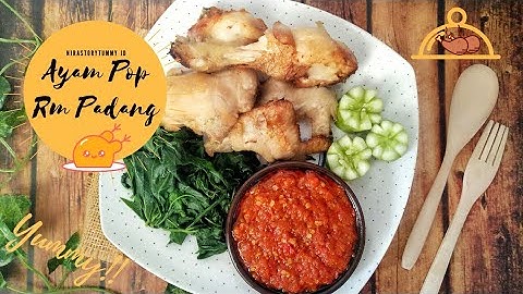 RESEP AYAM POP RM PADANG & TIPS MEREBUS DAUN SINGKONG SUPAYA TETAP HIJAU CERAH | MENU HARIAN RUMAHAN