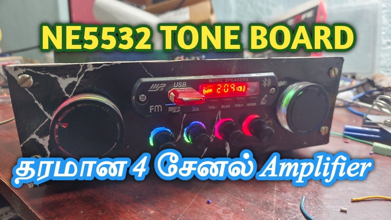 4 சேனல் Amplifier Tone Board வைத்து எப்படி செய்யல்லாம் | Ne5532 Tone Board Amplifier 4 channel 