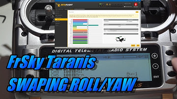 Changing Roll & Yaw In FrSky Taranis