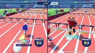 Mario and Sonic at the Olympic Games Tokyo 2020 - 110m Hurdles - World Record Attempt - 11.971s