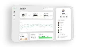 Finance Dashboard UI Design using Adobe Xd - Speed Design