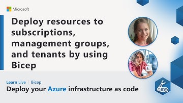Learn Live - Deploy resources to subscriptions, management groups, and tenants by using Bicep